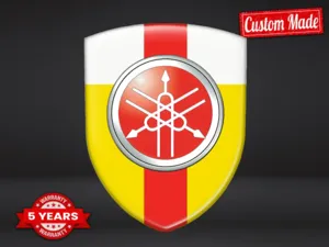 Yamaha Badge Resina Alta Qualità Eleganti Auto Cupola